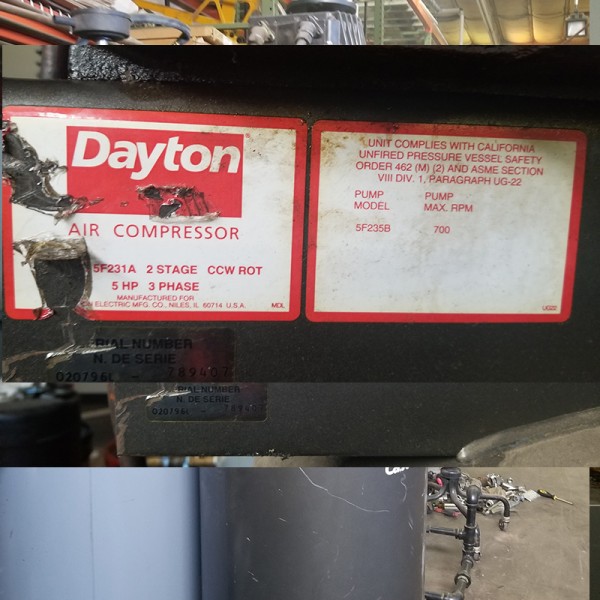 Dayton Air  Compressor